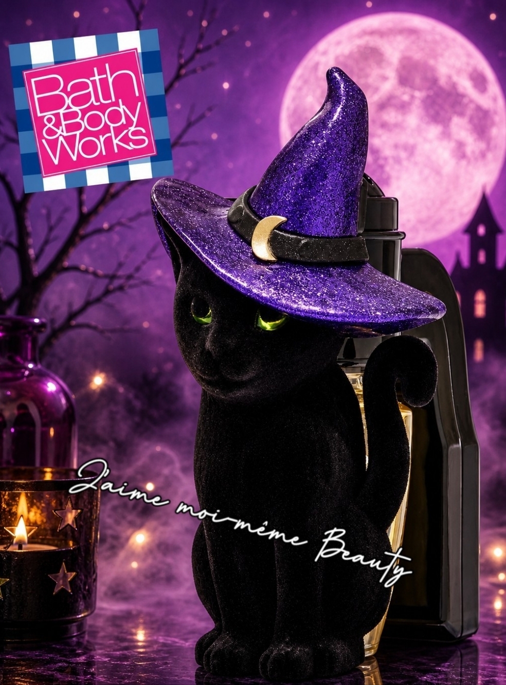 Bath and Body Works Witchy Kitty Halloween Wallflower Holder Hocus Pocus Binx